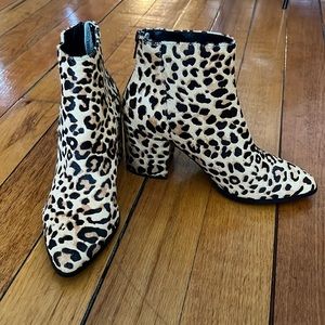 Steve Madden Leopard Print Jillian Bootie Size 7